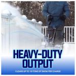 Snow Joe 18" Cordless Electric Snow Blower