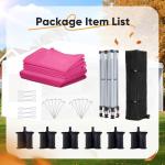 Quictent 10x20 Pop-Up Canopy Tent with Sidewalls