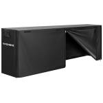 Heavy Duty 8ft Black Firewood Storage Cover