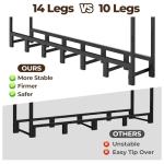 Amagabeli 8ft Heavy Duty Outdoor Log Rack