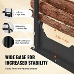 VEVOR Outdoor Firewood Rack with Waterproof Cover