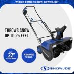 Snow Joe 15-Amp Electric Snow Blower, 22" Width