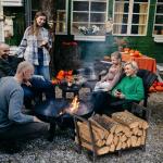 34-Inch Wood Rack for Indoor or Outdoor Use