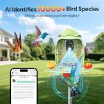 Outdoor Bird Feeder Camera with Night Vision