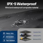 VIVOHOME Heavy Duty Waterproof Firewood Rack Cover