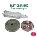 Antique Glass Hummingbird Feeder for Outdoors