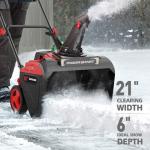PowerSmart 40V Cordless Snow Blower with LED Light