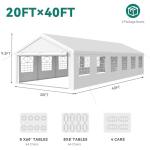 YITAHOME 20x40FT Heavy Duty Outdoor Party Tent