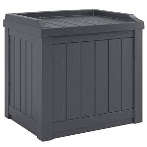 Suncast 22 Gallon Stylish Outdoor Storage Box
