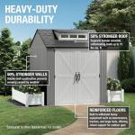 Rubbermaid 7x7 Ft Weather Resistant Outdoor Storage Shed