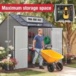 Rubbermaid 7x7 Ft Weather Resistant Outdoor Storage Shed