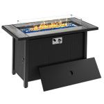 Meilocar 45in Propane Fire Table with Wind Guard