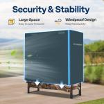 VIVOHOME Heavy Duty Waterproof Firewood Rack Cover