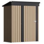 Devoko 5x3 FT Lockable Metal Garden Shed
