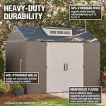 Extra Large Weather-Resistant Resin Storage Shed
