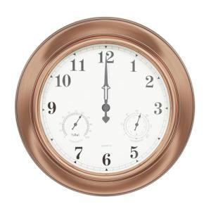 Garden Clock and Thermometer - Waterproof Combo