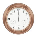 Garden Clock and Thermometer - Waterproof Combo