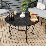 Giantex 4-in-1 Fire Pit Table for Outdoors
