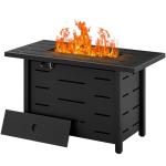 Walsunny 43" Outdoor Propane Fire Pit Table