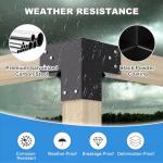 Vlaeng 4x4 Pergola Bracket Kit - 8 Pack