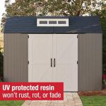 Extra Large Weather-Resistant Resin Storage Shed