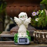 Solar Angel Garden Statue for Outdoor Decor