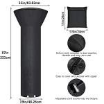 Waterproof Patio Heater Covers with Zipper