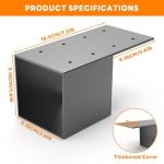 6 Pack Pergola Brackets for Wood Structures