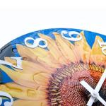 Silent Battery-Powered Glass Wall Clock 30.5 cm