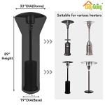 Waterproof Patio Heater Cover with Zipper and Bag