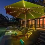 Outdoor Umbrella String Lights with Remote Control