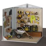 Aoxun 6x4 FT Outdoor Storage Shed with Lockable Doors