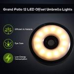 Cordless LED Umbrella Lights with Remote Control