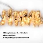 Outdoor Umbrella String Lights with Remote Control