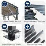 Heavy Duty Metal Carport for Cars and Boats