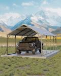 Garveelife Vertical Metal Carport for All Seasons