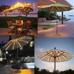 Outdoor Umbrella String Lights with Remote Control