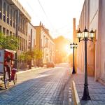 Classic Black 3-Head Outdoor Lamp Post Light