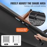 VEVOR 10'x10' Retractable Pergola with Canopy