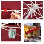 Outdoor Umbrella String Lights with Remote Control