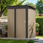 Devoko 5x3 FT Lockable Metal Garden Shed