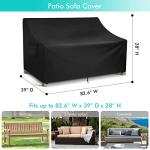 Waterproof 2-Seater Patio Sofa Cover - Assorted Colors
