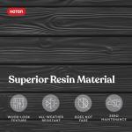 Keter Solana Outdoor Storage Bench in Graphite