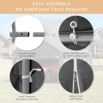 Heavy Duty Portable Carport with Removable Walls