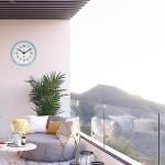 Large Waterproof Wall Clock for Indoor/Outdoor Use