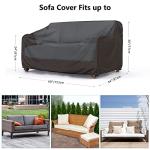 Heavy Duty Waterproof Patio Sofa Cover, 2-Seater