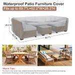 Heavy Duty Waterproof Patio Furniture Covers