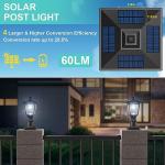 Bright Solar Post Lights for Outdoor Decor
