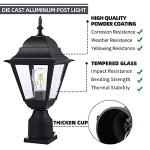 Waterproof Cast Aluminum Outdoor Lamp Post Light