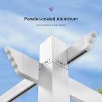 Purple Leaf 10'x13' Heavy-Duty Outdoor Pergola